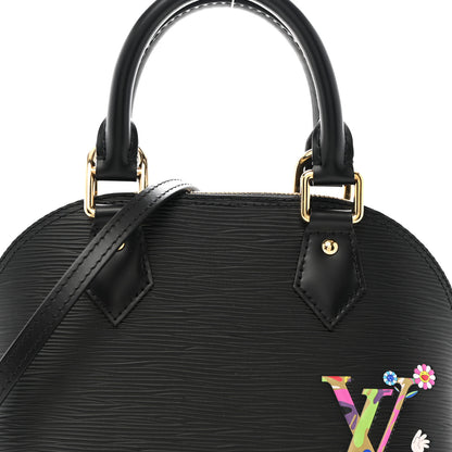 Louis Vuitton LV X TM Epi Alma BB Black 7 of 9