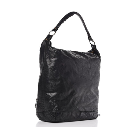 Balenciaga Agneau Classic Hardware Day Hobo Black 3 of 8