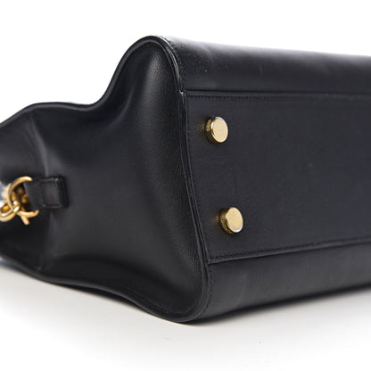 Saint Laurent Calfskin Monogram Baby Cabas Black 13 of 15