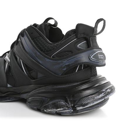 Balenciaga Mesh Rubber Uni-Matte Full Color Womens Track Sneakers 41 Faded Black 10 of 11