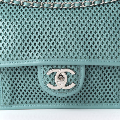 Chanel Perforated Calfskin Small Up In The Air Flap Green 10 of 10