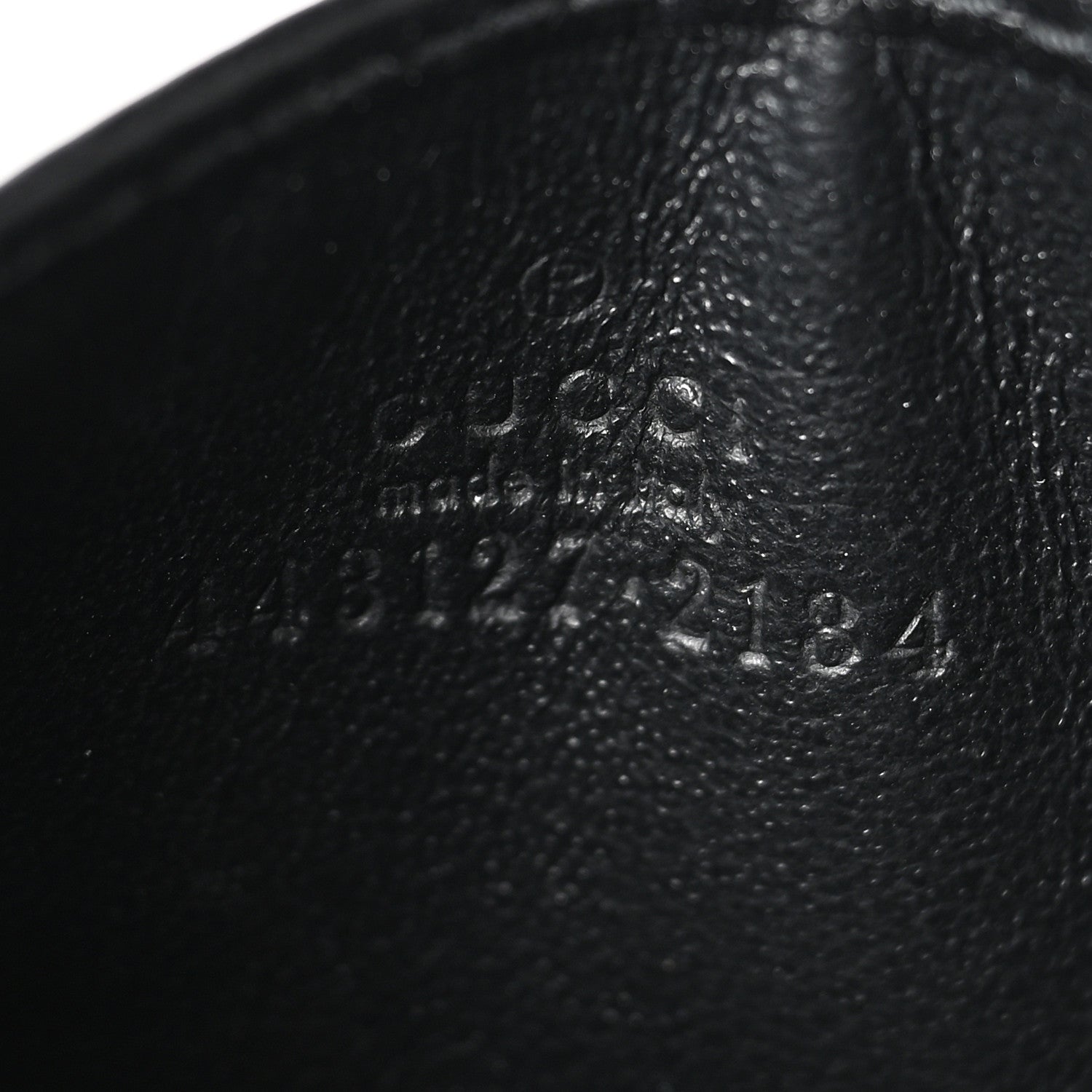 Gucci Calfskin Matelasse GG Marmont Card Holder Black 6 of 8