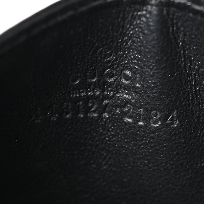 Gucci Calfskin Matelasse GG Marmont Card Holder Black 6 of 8