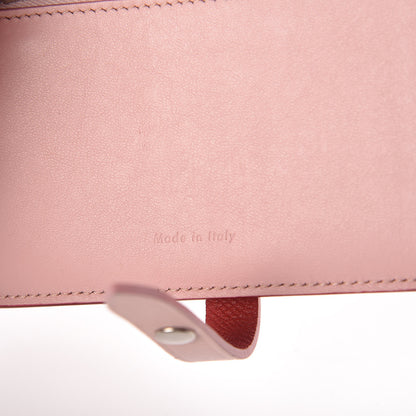 Celine Grained Calfskin Medium Multifunction Strap Wallet Rust 7 of 8