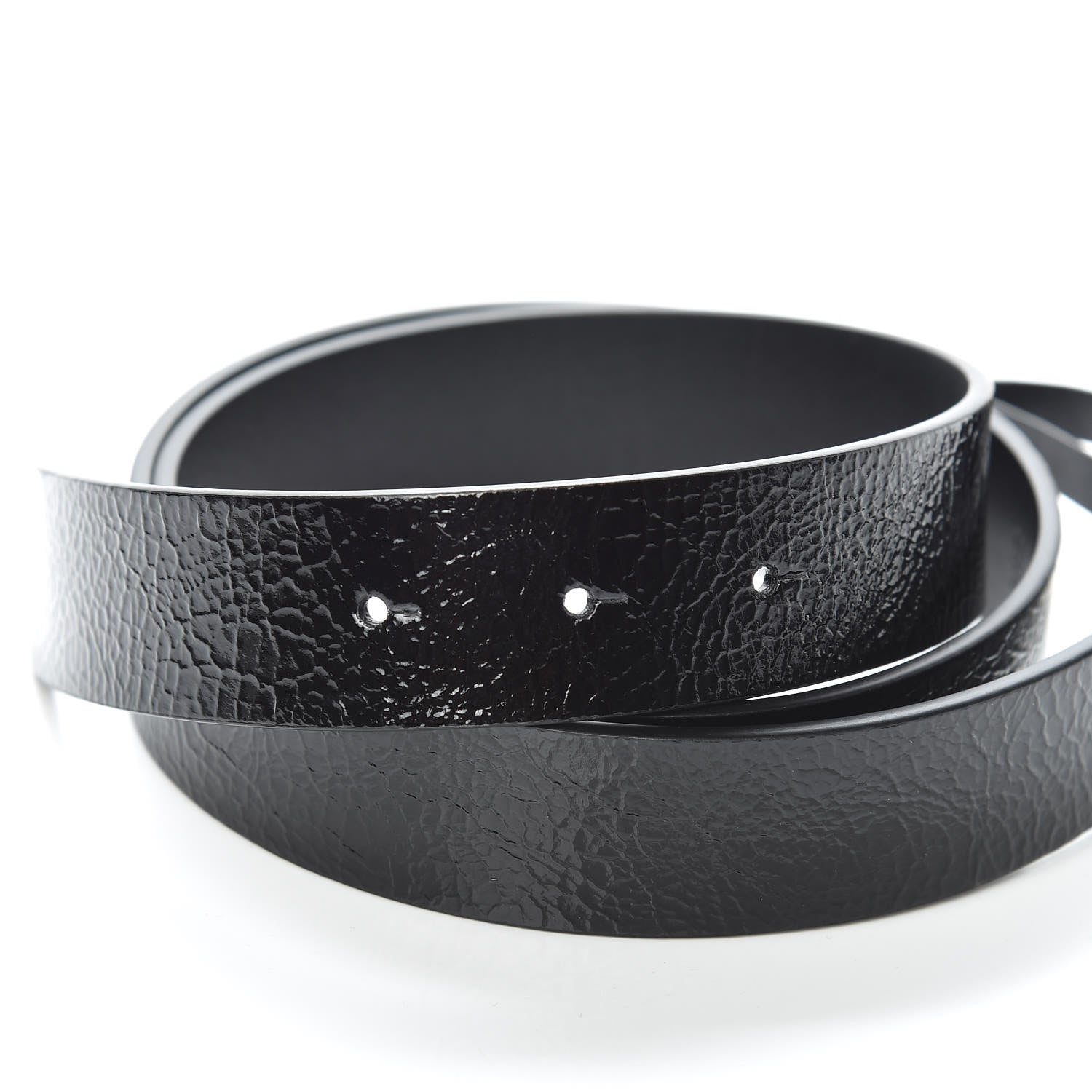 Chanel Glazed Calfskin CC Belt 95 38 Black 4 of 9
