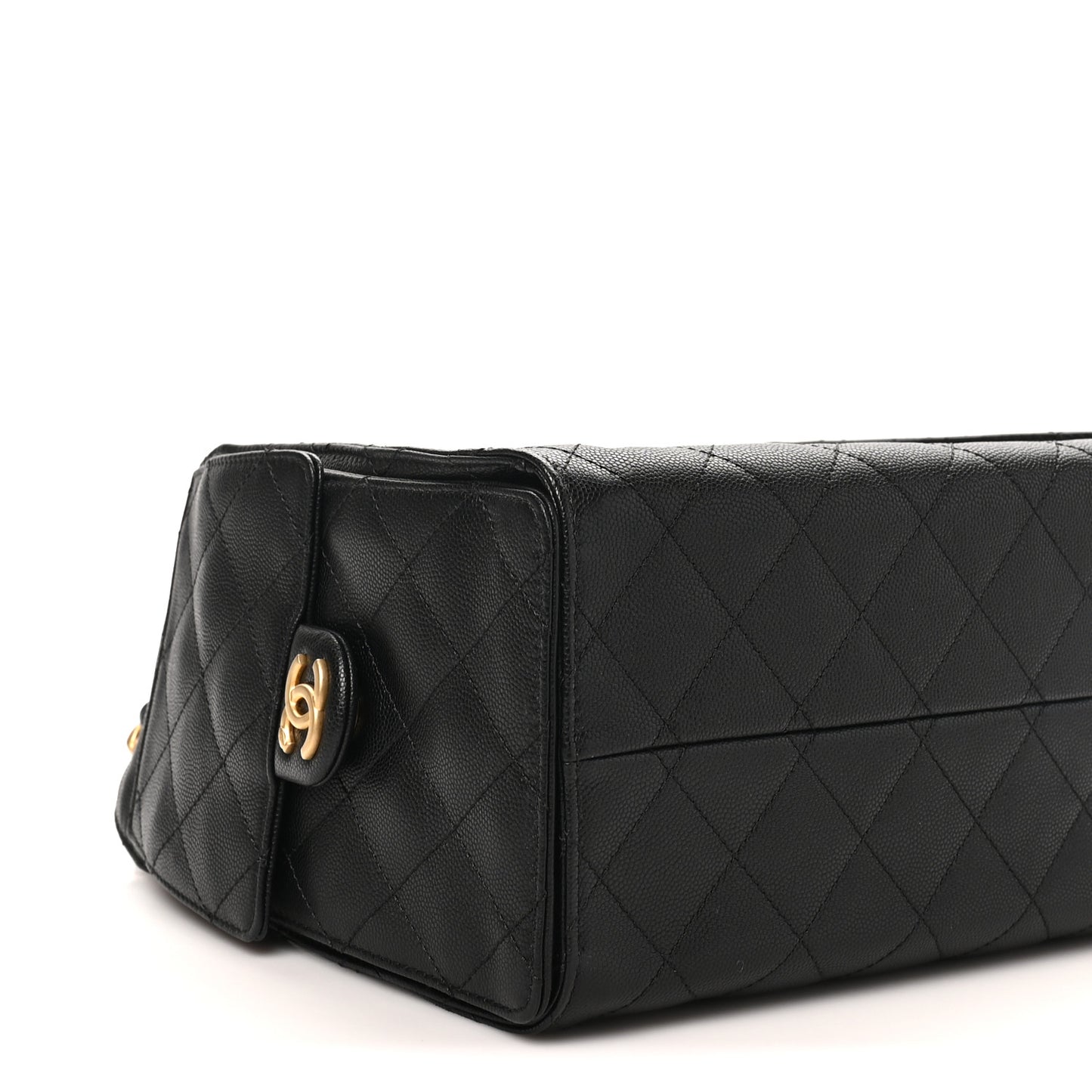 Caviar Quilted Small Chanel 25 Handbag Black