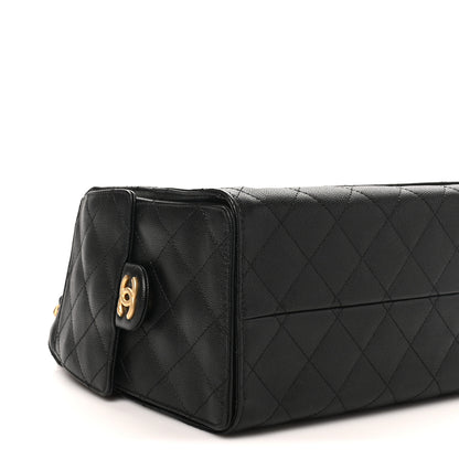 Chanel Caviar Quilted Small Chanel 25 Handbag Black 9 of 11