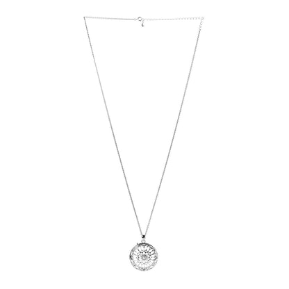 Mikimoto Akoya Pearl Loupe Magnifying Glass Pendant Necklace Silver 3 of 6