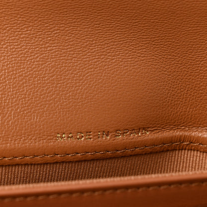 Chanel Lambskin Quilted Chanel 19 Flap Wallet Brown 7 of 10