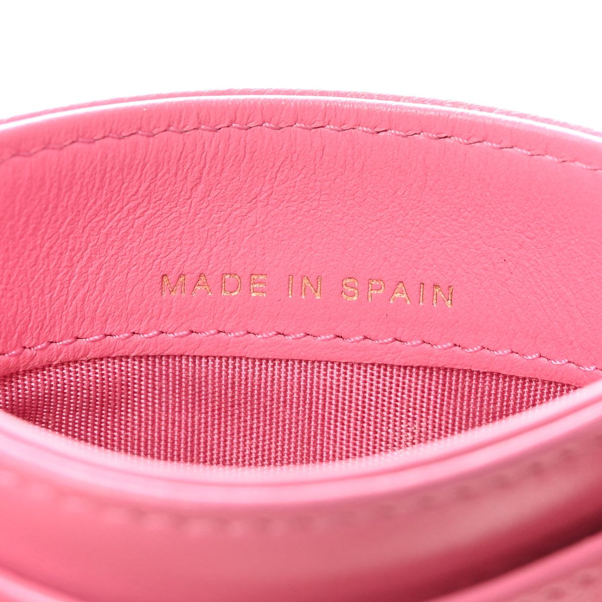 Lambskin Quilted Chanel 19 Card Holder Pink