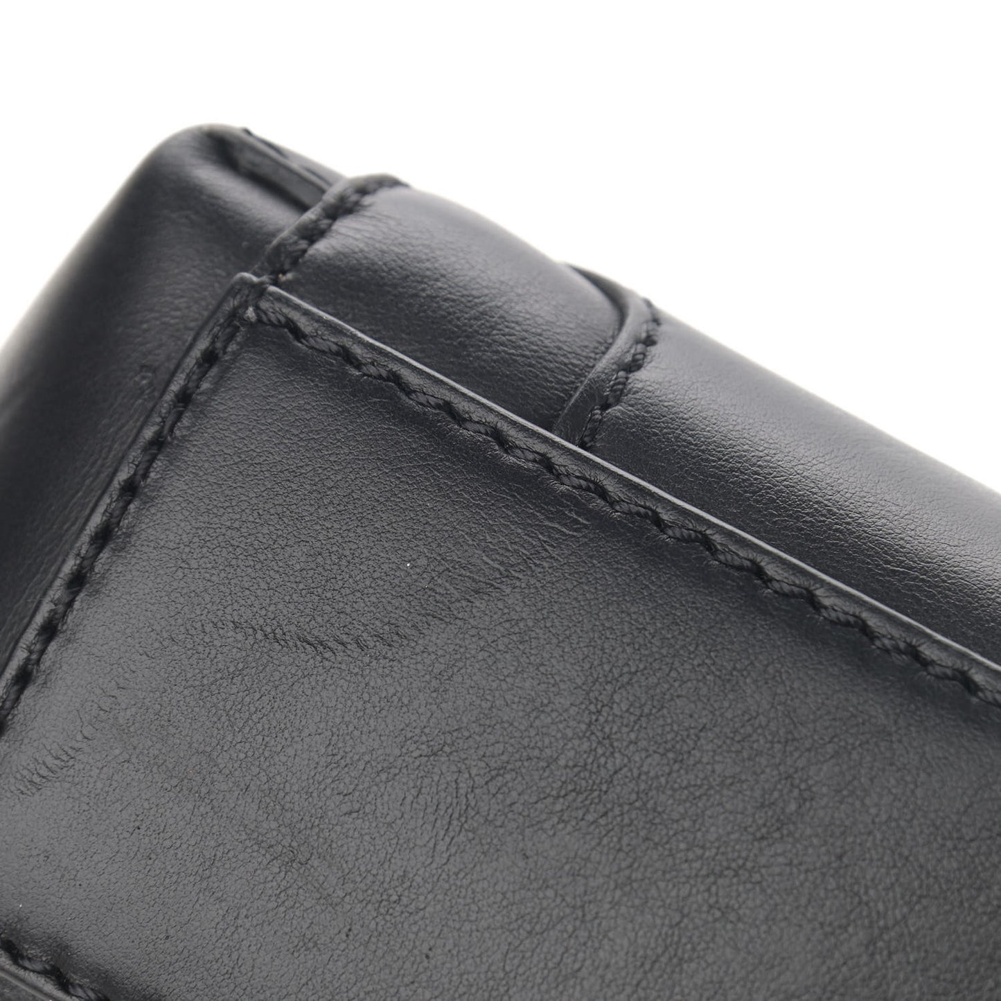 OFF WHITE Calfskin Burrow 16 Tote Black
