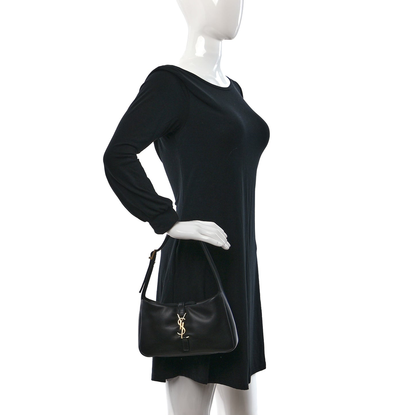 Padded Lambskin Le 5 A 7 Hobo Black