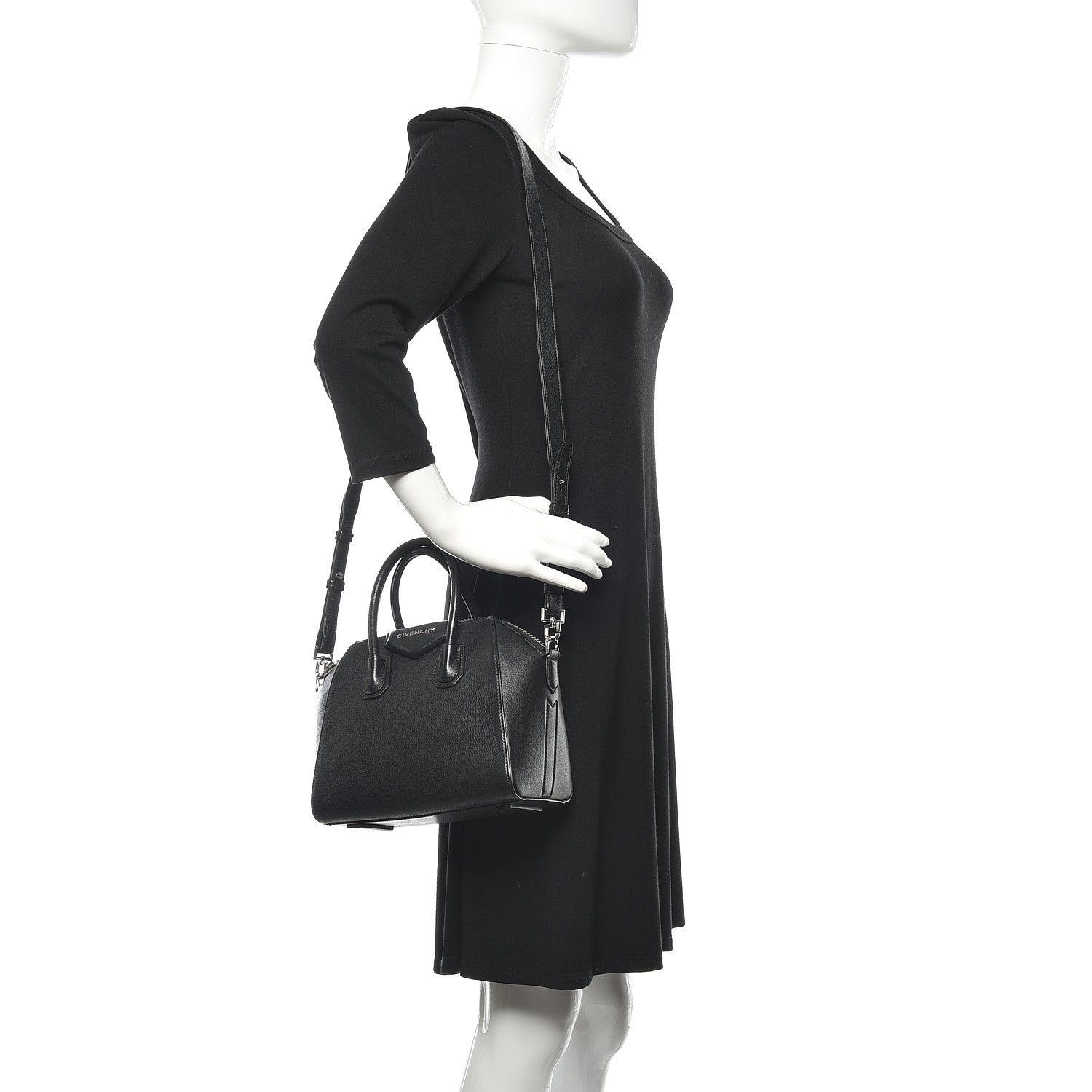Givenchy Sugar Goatskin Mini Antigona Black 2 of 15