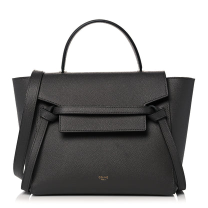 Celine Baby Grained Calfskin Micro Belt Bag Grey 1 of 13