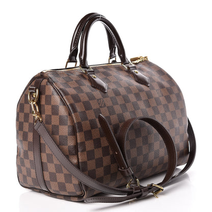 Louis Vuitton Damier Ebene Speedy Bandouliere 30 3 of 15