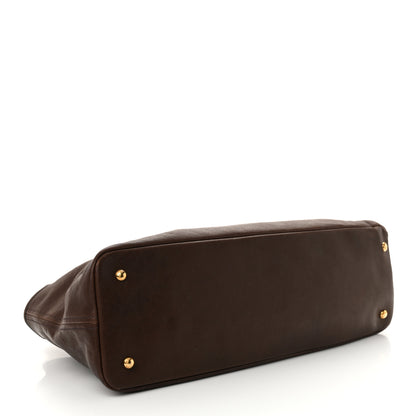 Miu Miu Nappa Large Aventure Bag Briarwood 4 of 9