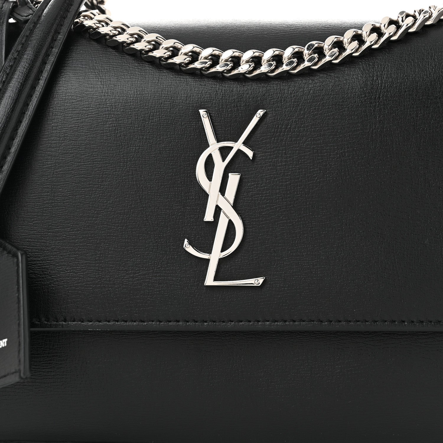 Saint Laurent Calfskin Medium Monogram Sunset Black 8 of 10