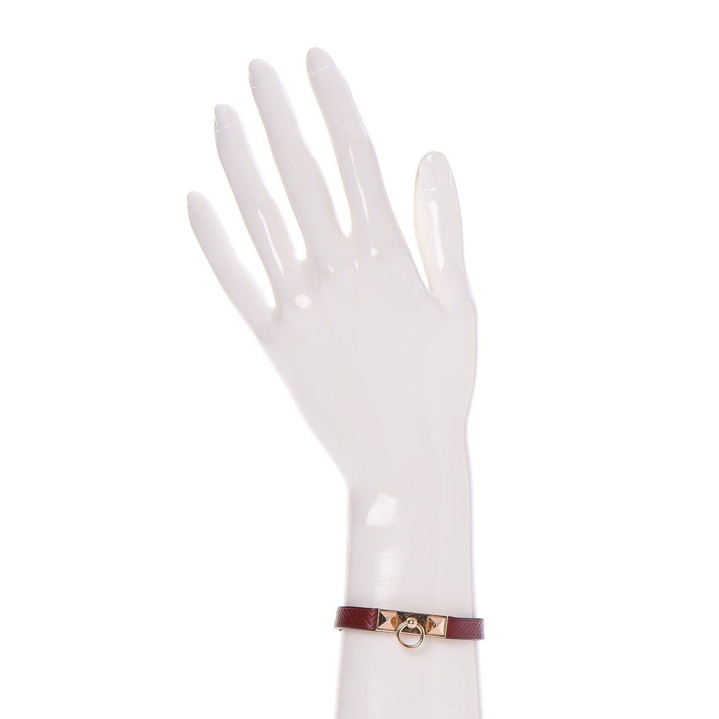 Epsom Micro Rivale Bracelet XS Rouge Grenat