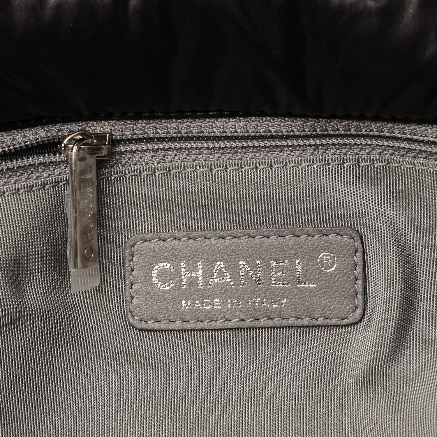 Chanel Nylon Quilted Tweed Stitch Bubble Flap Black 6 of 7