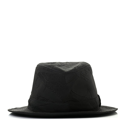 Hermes Silk Woven Dragons Funk Hat 59 Black 2 of 8