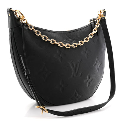 Louis Vuitton Empreinte Monogram Giant Loop Hobo Black 3 of 10