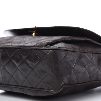 Chanel Lambskin Quilted Tassel Flap Camera Case Brown 7 of 13