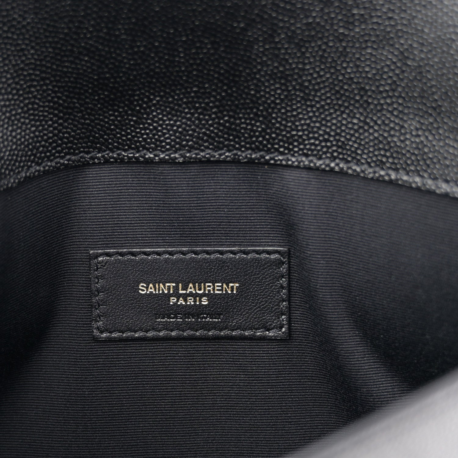Saint Laurent Grain De Poudre Uptown Pouch Black 6 of 8