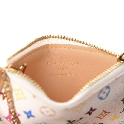 Louis Vuitton Monogram Multicolor Key Pouch White 6 of 6