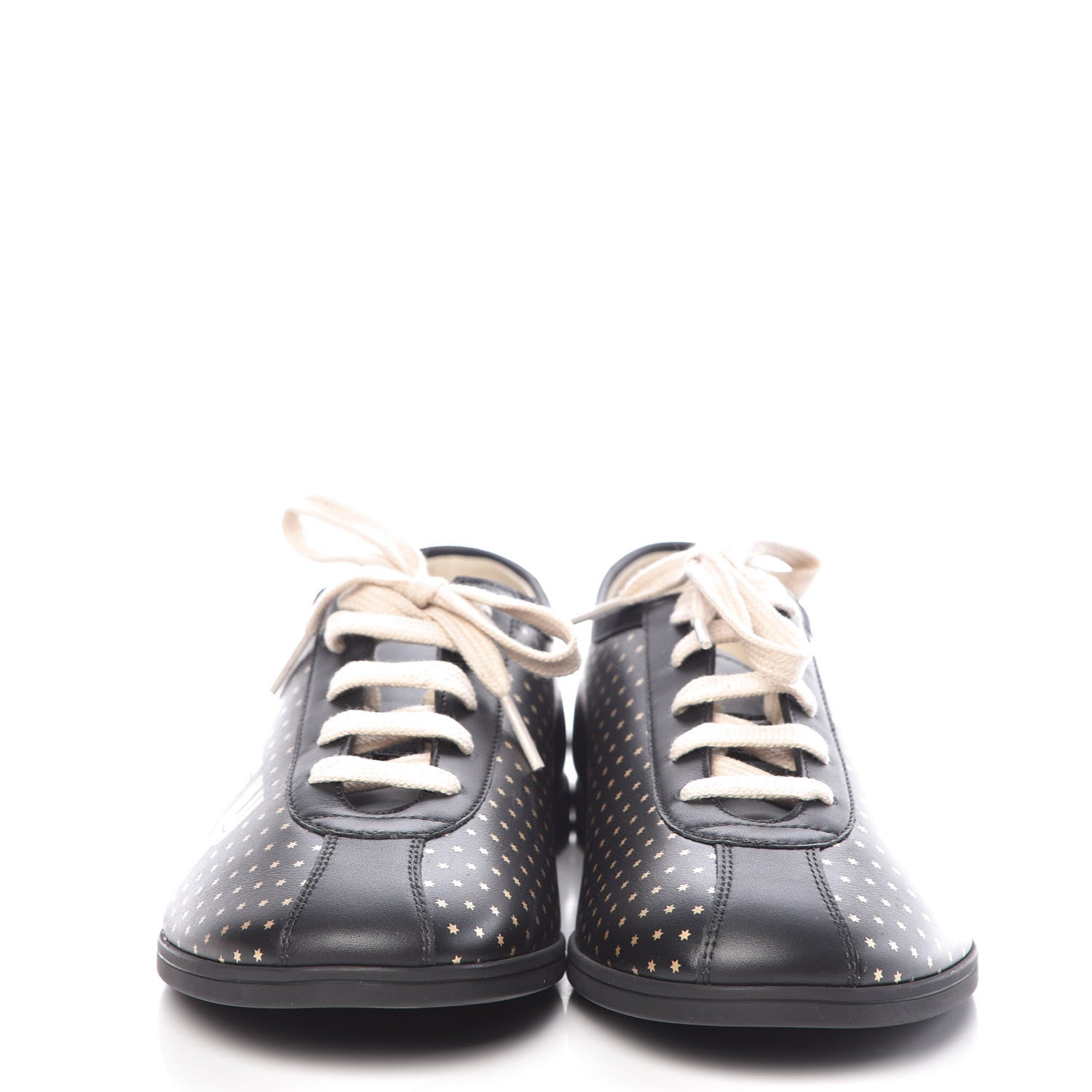 Gucci X SEGA Calfskin GUCCY Stars Mens Falacer Sneakers 8.5 Black 2 of 11