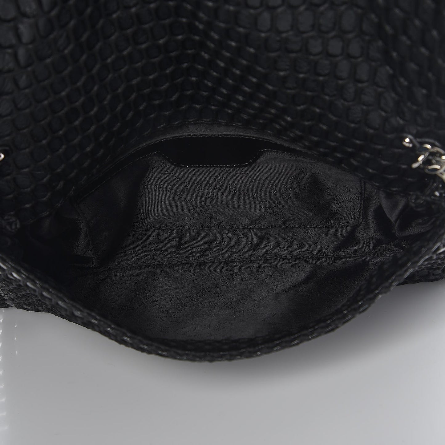 Net Patent Falabella Clutch Black
