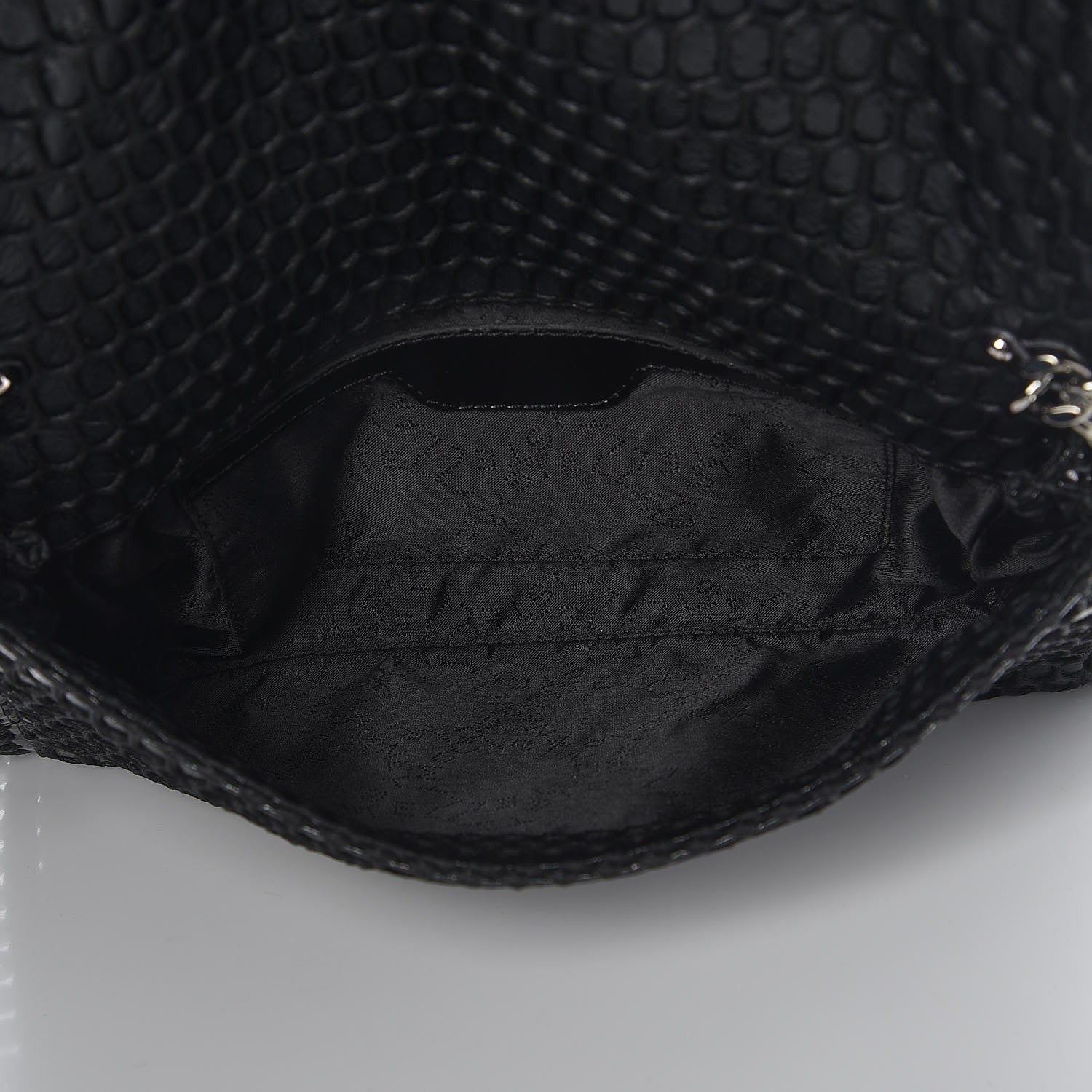 Stella McCartney Net Patent Falabella Clutch Black 6 of 7