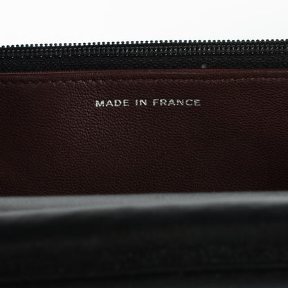 Chanel Lambskin Quilted Wallet On Chain WOC Black 7 of 8