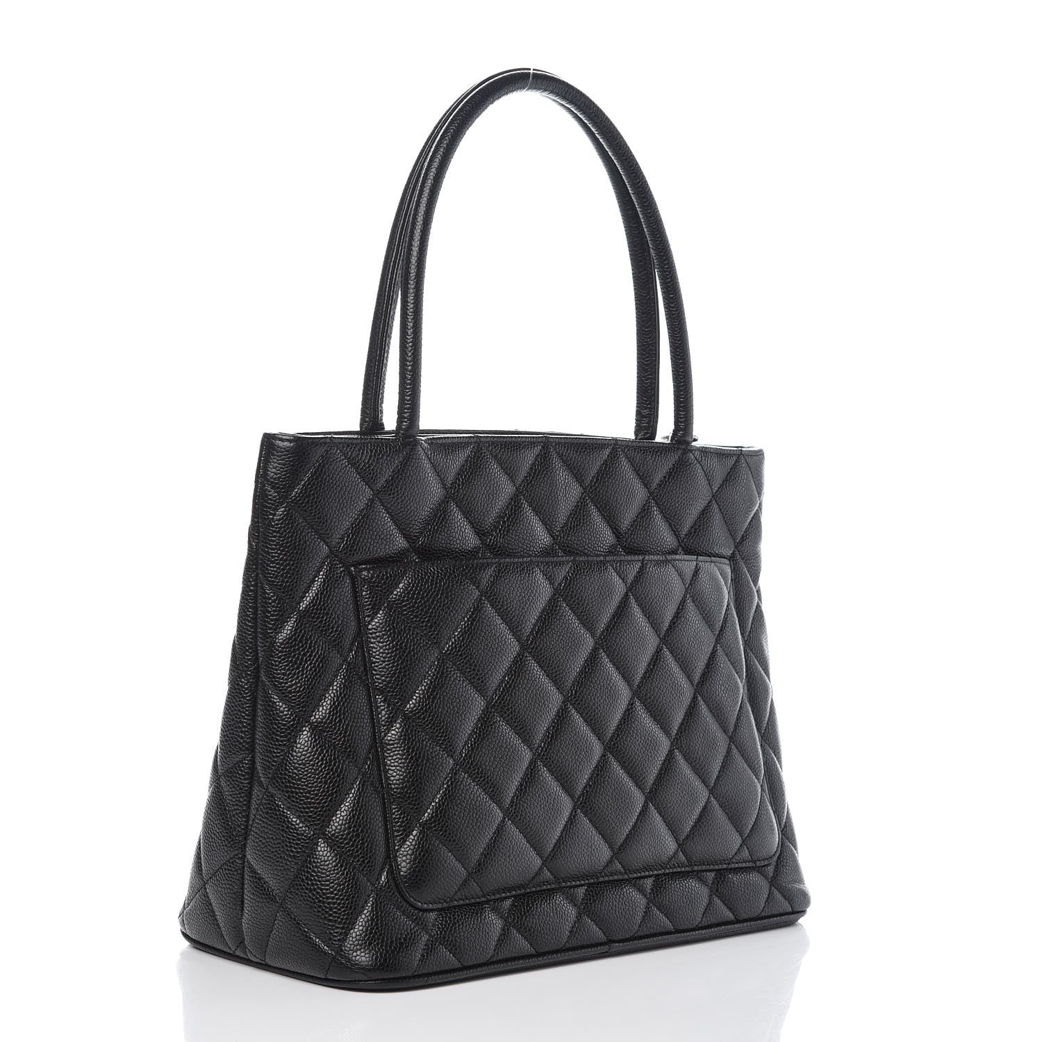 Chanel Caviar Quilted Medallion Tote Black 3 of 6