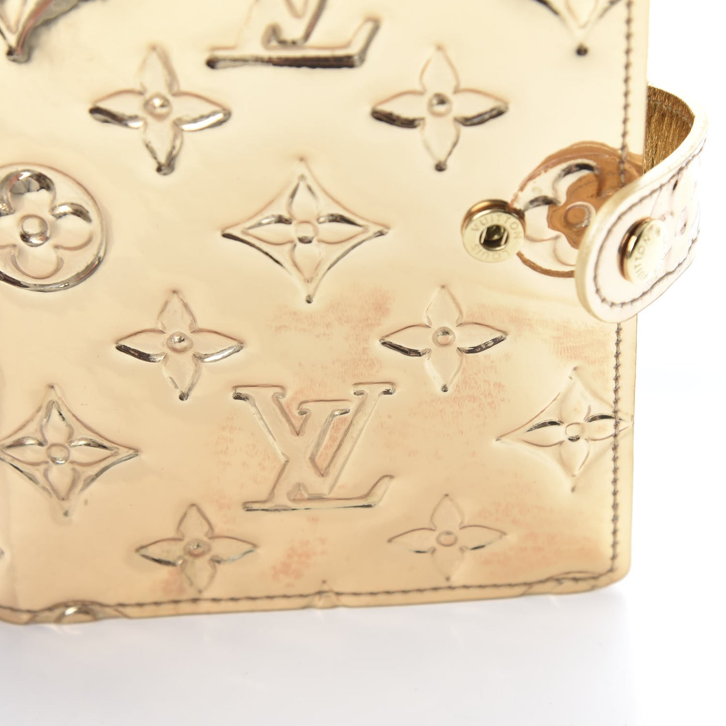 Monogram Miroir Small Ring Agenda Gold