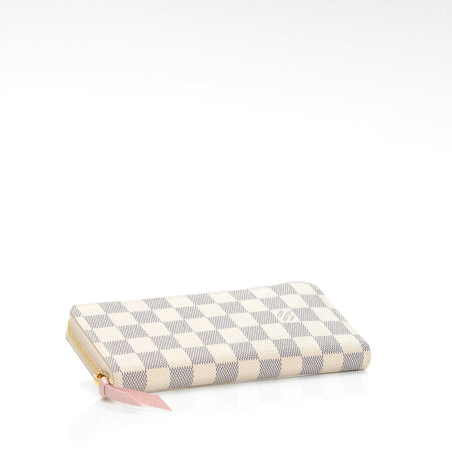 Damier Azur Clemence Wallet Rose Ballerine