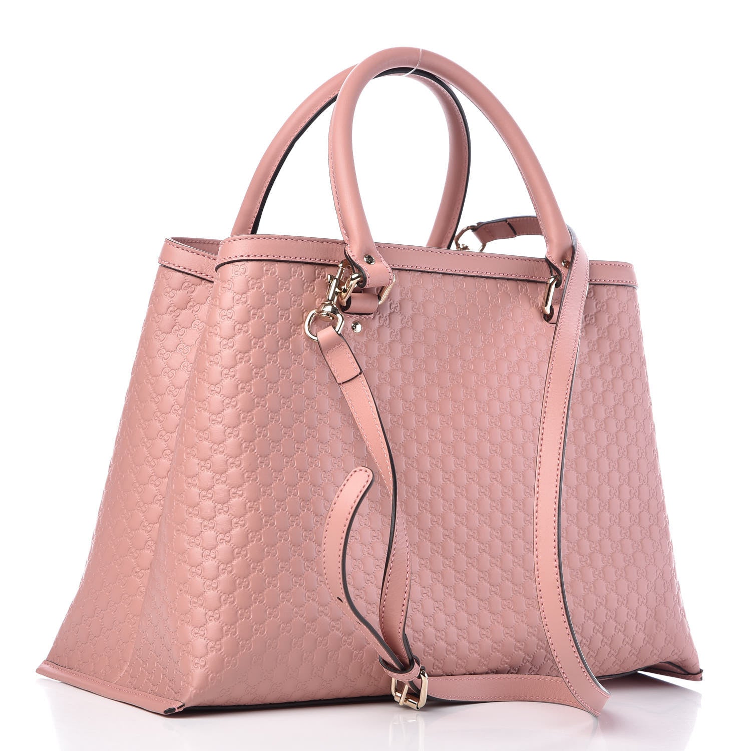 Gucci Soft Microguccissima Medium Tote Soft Pink 4 of 11