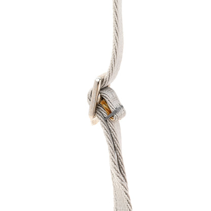 Christian Dior Oblique Stainless Steel Grained Calfskin Aqua Bottle With Shoulder Strap Off White 9 of 11