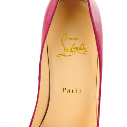 Christian Louboutin Patent Lady Peep 150 Pumps 38 Pivoine 8 of 8