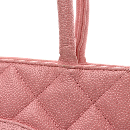 Chanel Caviar Quilted Medallion Tote Light Pink 14 of 15