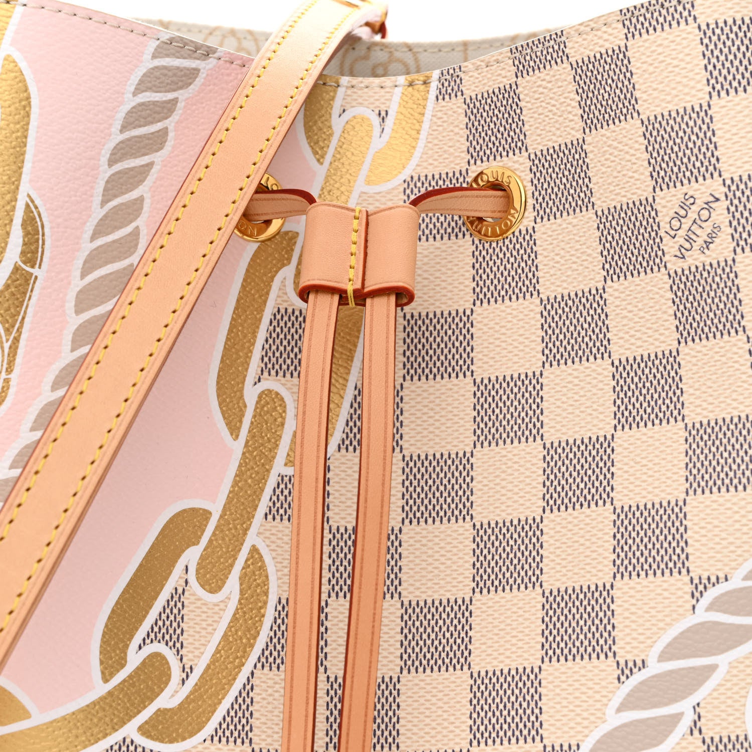 Louis Vuitton Damier Azur Nautical Neonoe MM 7 of 10