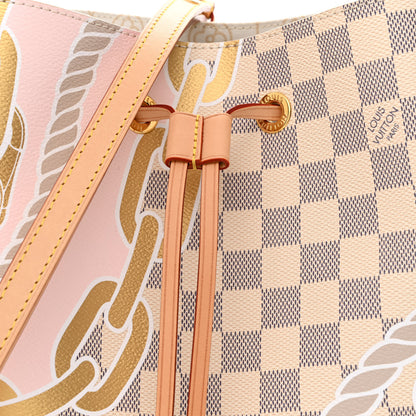 Louis Vuitton Damier Azur Nautical Neonoe MM 7 of 10
