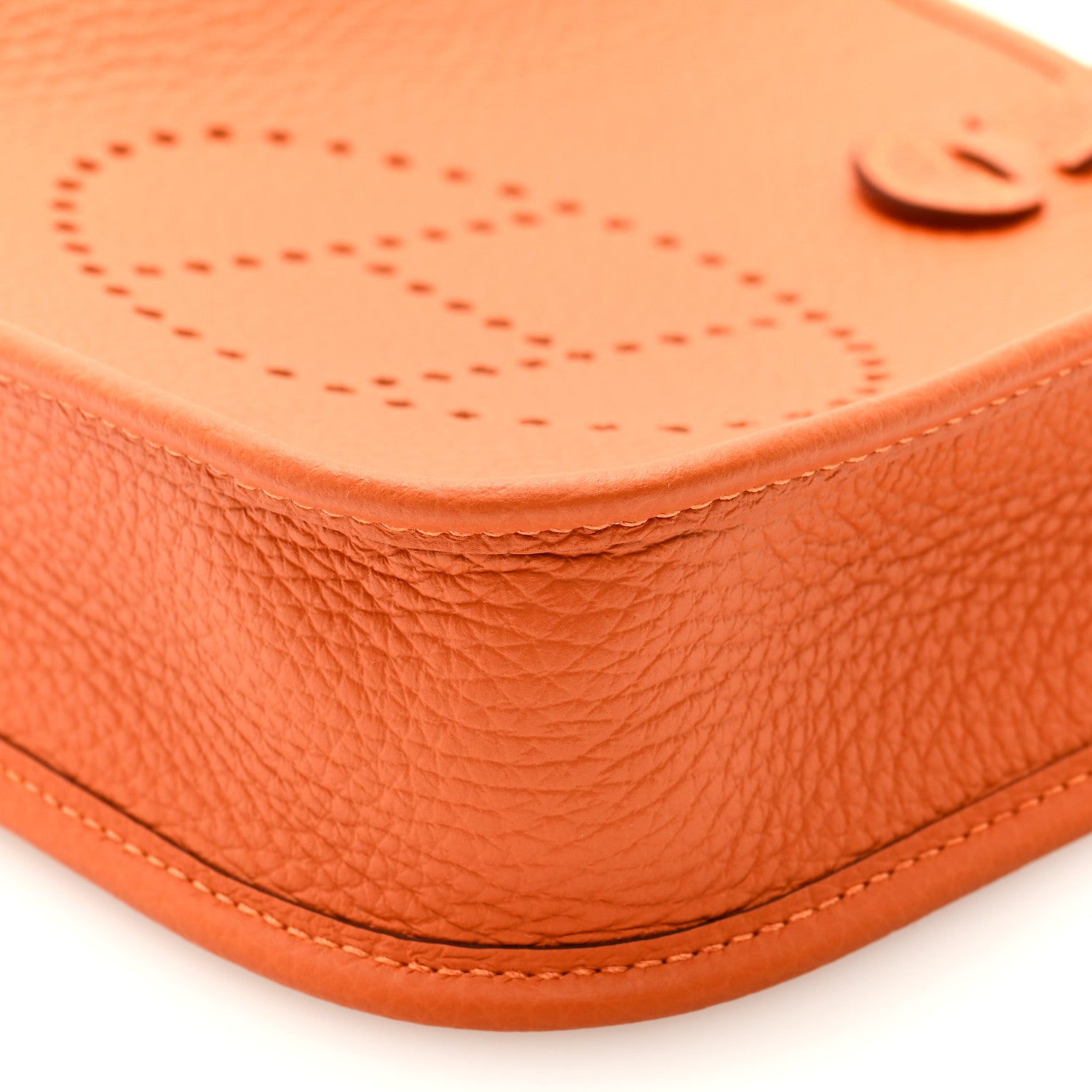 Hermes Taurillon Clemence Evelyne TPM Orange 8 of 9
