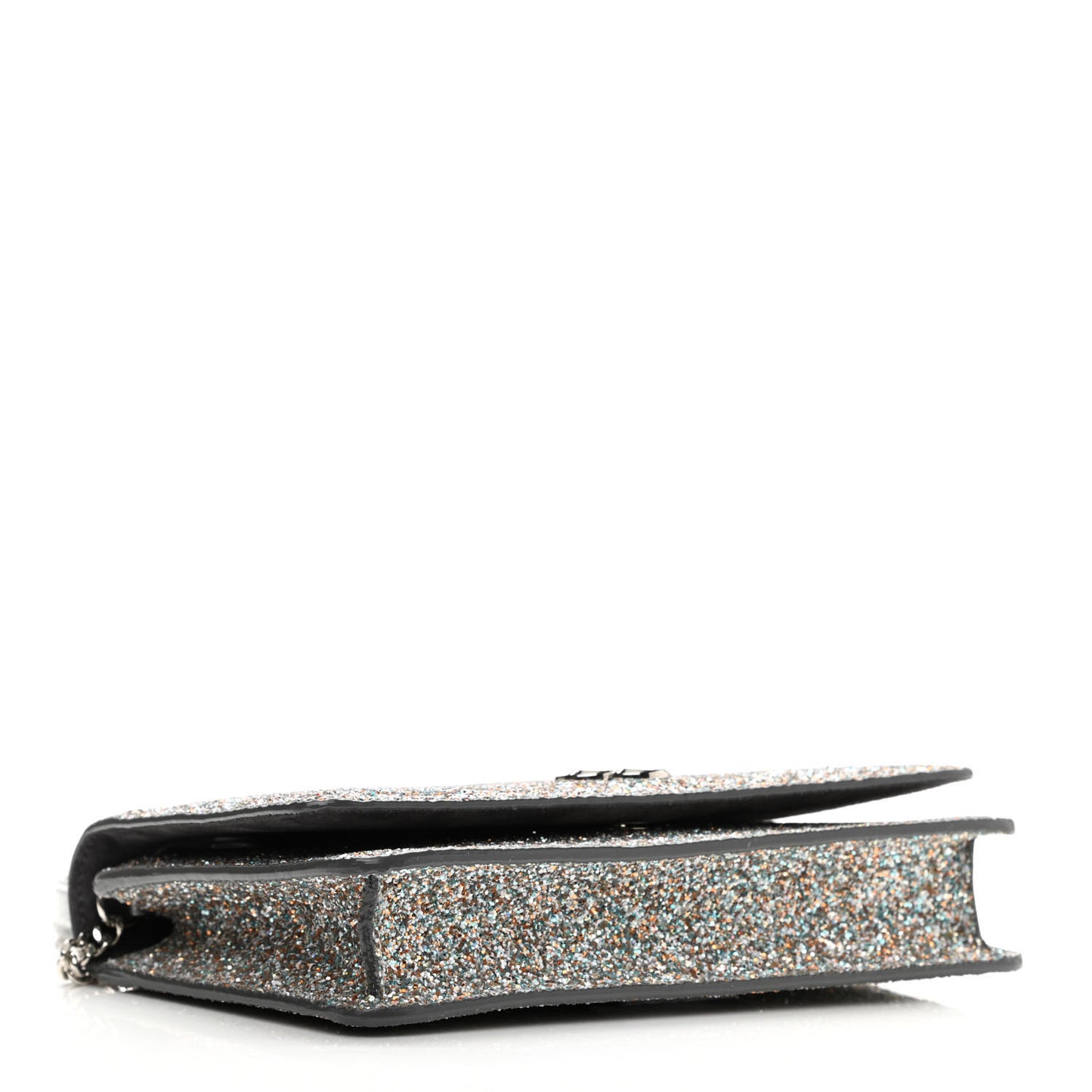Glitter Palace Wallet On Chain Silver Multicolor