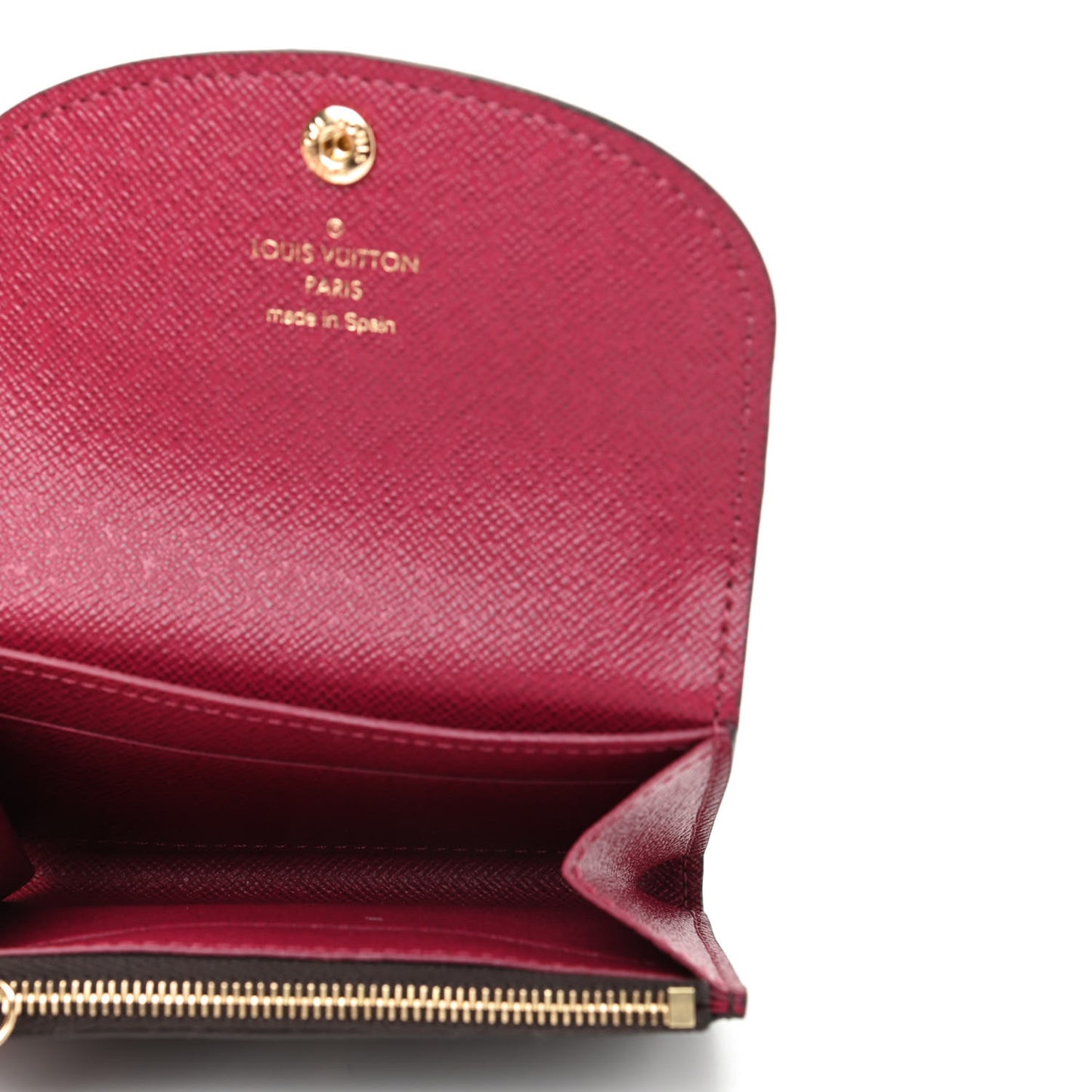 Monogram Rosalie Coin Purse Fuchsia