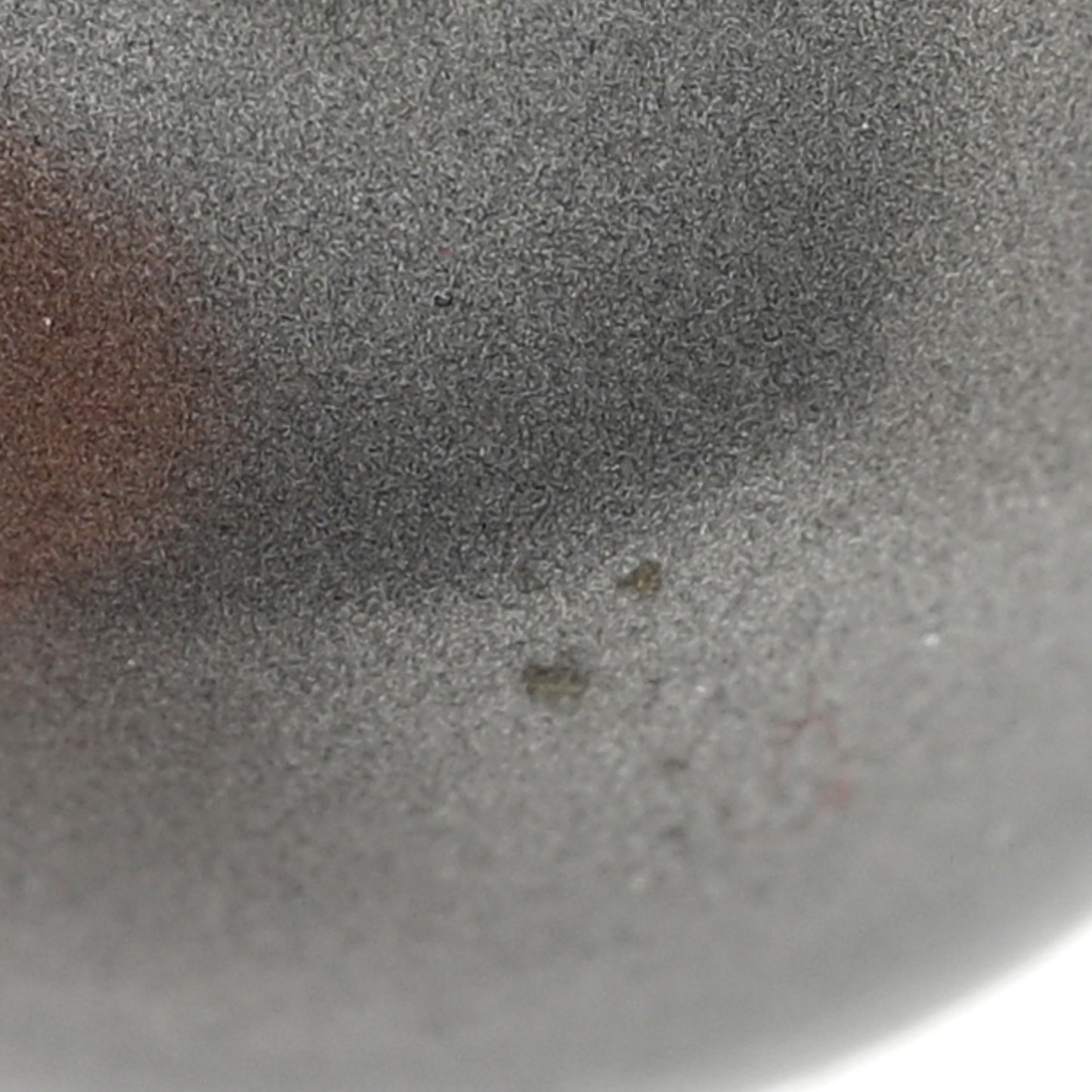 Pearl CC Pendant Necklace Ruthenium Grey