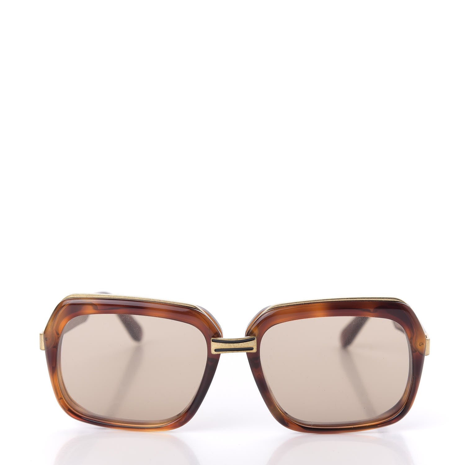 Celine Acetate Square Sunglasses CL40050U Havana 2 of 6