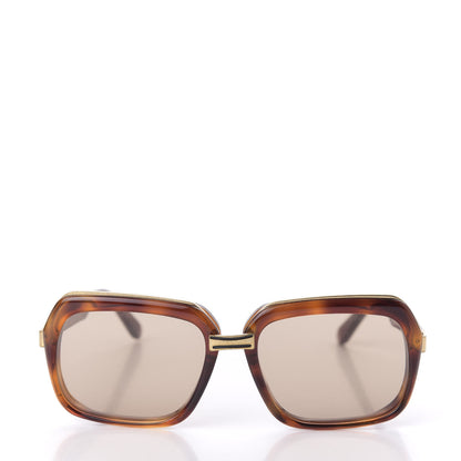 Celine Acetate Square Sunglasses CL40050U Havana 2 of 6