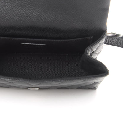 Chanel Grained Calfskin Quilted 2.55 Reissue Flap Belt Bag Clutch Black 5 of 10