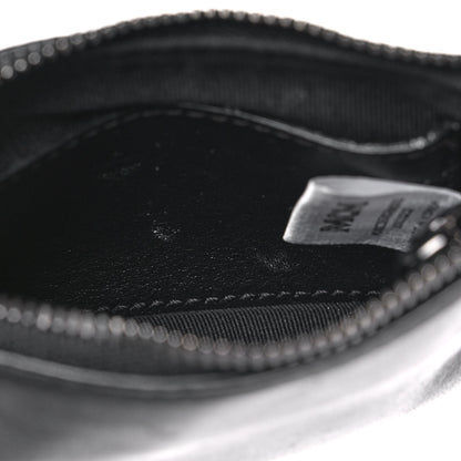 MCM Nappa Logo Embossed Mini Zip Pouch Black 12 of 12