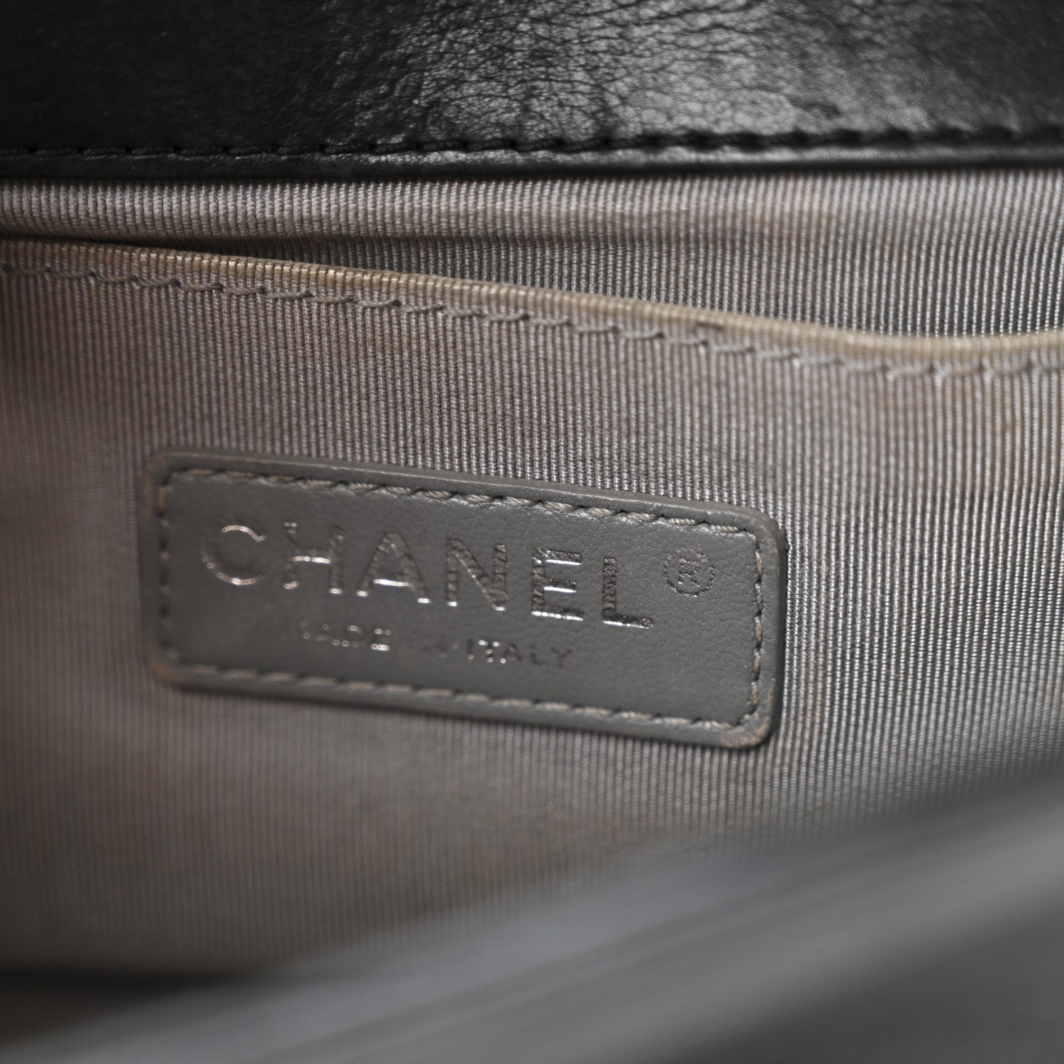 Chanel Calfskin Double Stitch Small Boy Flap Black 6 of 10